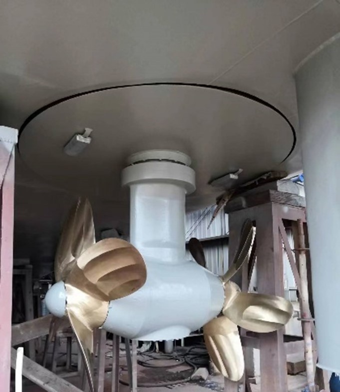 CCS Certificate Azimuth Thruster With Counter Rotating Propellers factory